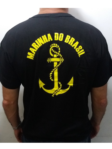 Camisa Marinha do Brasil  Preta