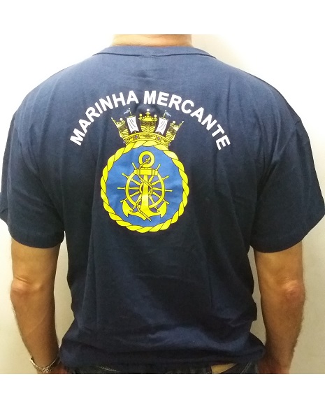 Camisa Marinha Mercante  Azul