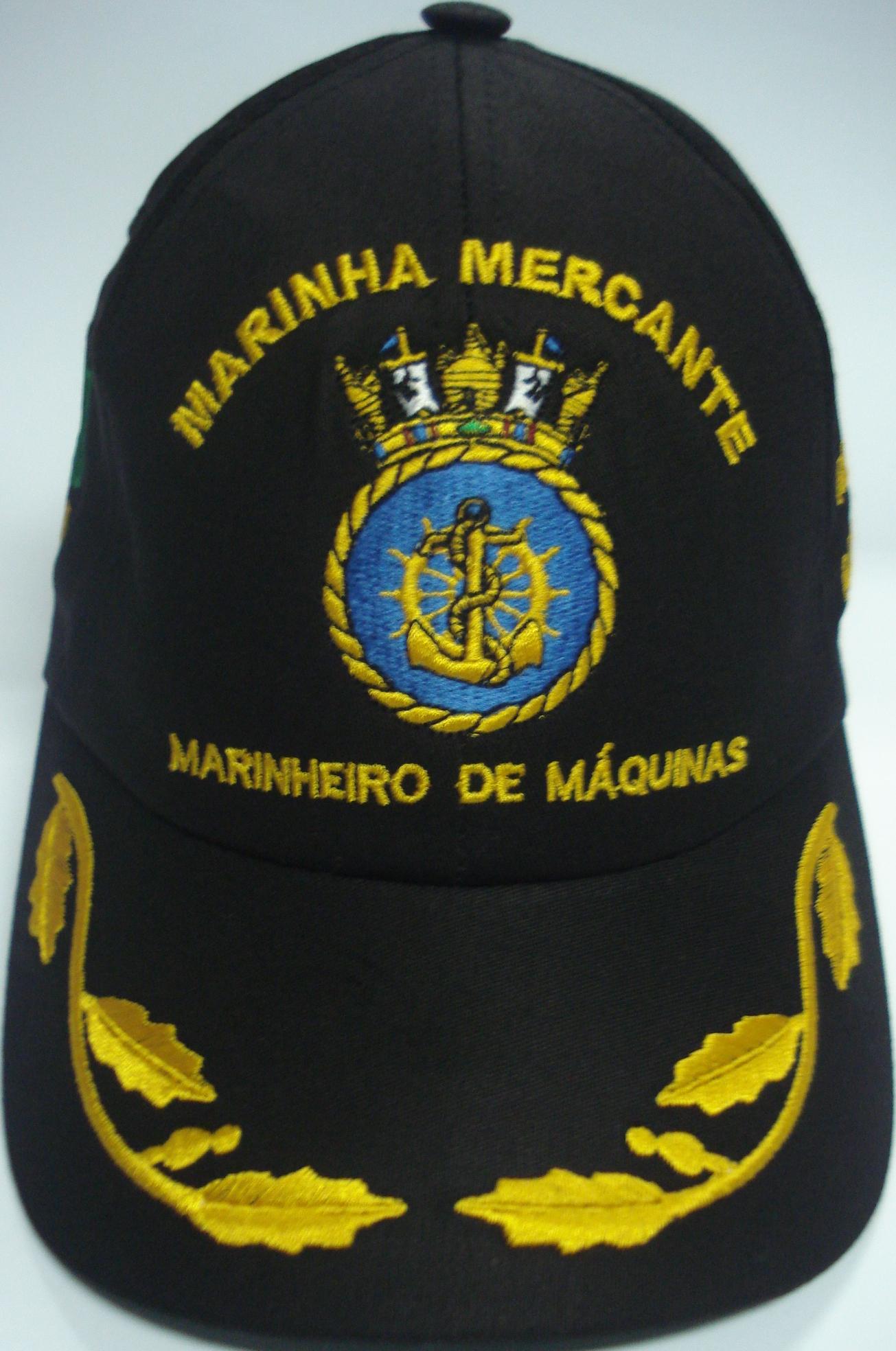 Boné Marinheiro de Máquinas Bordado
