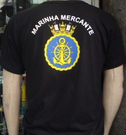 Camisa Marinha Mercante Preta